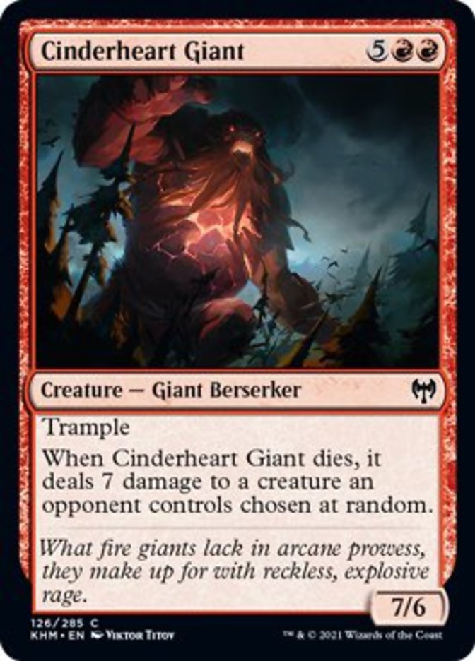 Cinderheart Giant [Kaldheim] [Foil]