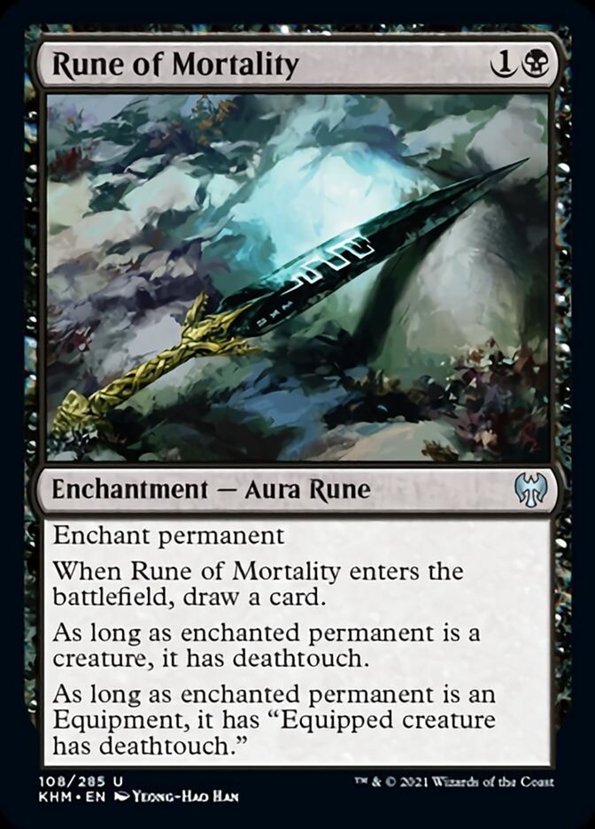 Rune of Mortality [Kaldheim] [Foil]