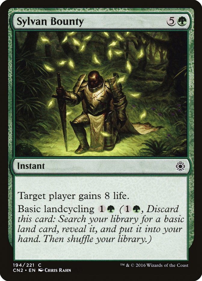 Sylvan Bounty [Conspiracy: Take the Crown] [Foil]