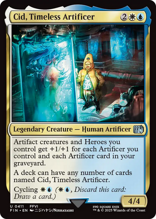 Cid, Timeless Artificer (0411) [FINAL FANTASY] [Foil]