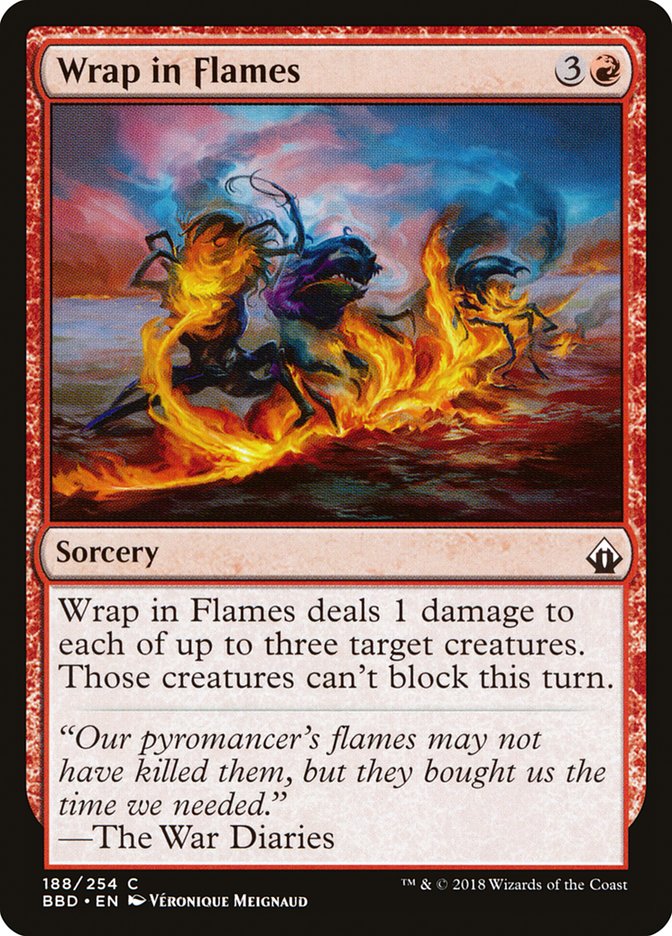 Wrap in Flames [Battlebond] [Foil]