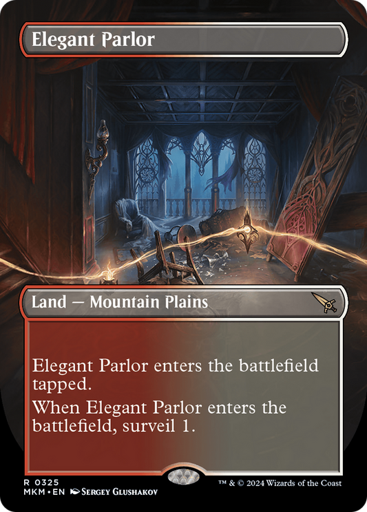 Elegant Parlor (Borderless) [Murders at Karlov Manor] [Foil]
