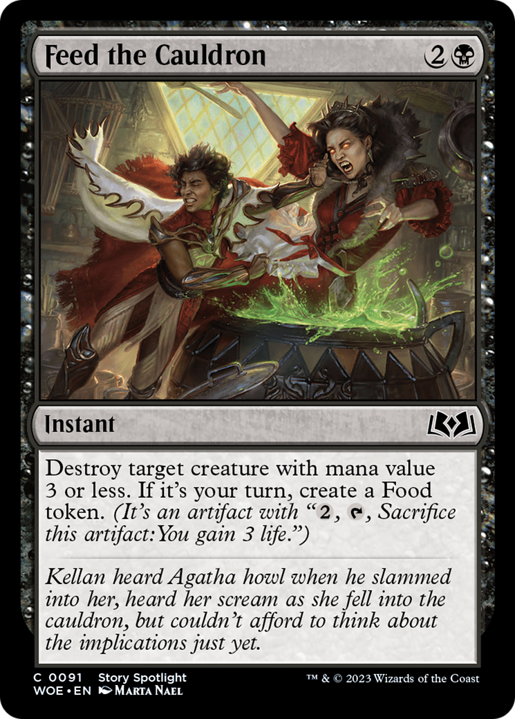 Feed the Cauldron [Wilds of Eldraine] [Foil]
