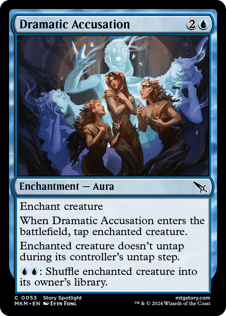 Dramatic Accusation [Murders at Karlov Manor] [Foil]
