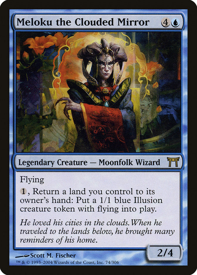 Meloku the Clouded Mirror [Champions of Kamigawa] [Foil]