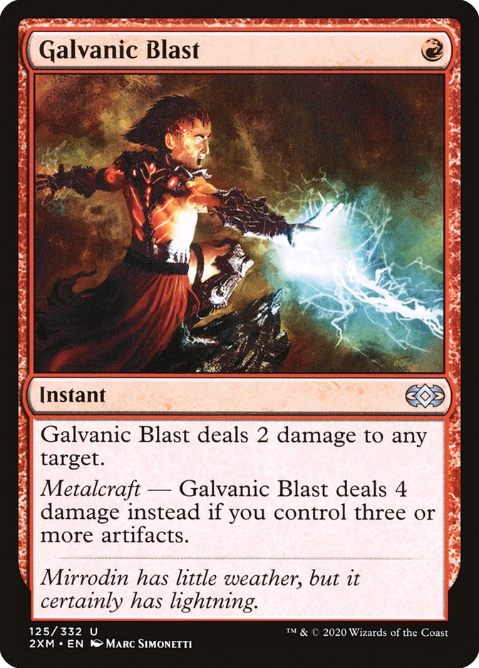 Galvanic Blast [Double Masters] [Foil]