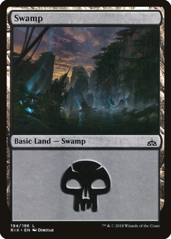 Swamp (194) [Rivals of Ixalan] [Foil]