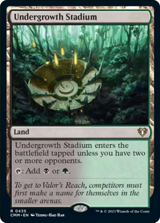 Undergrowth Stadium [Commander Masters] [Foil]