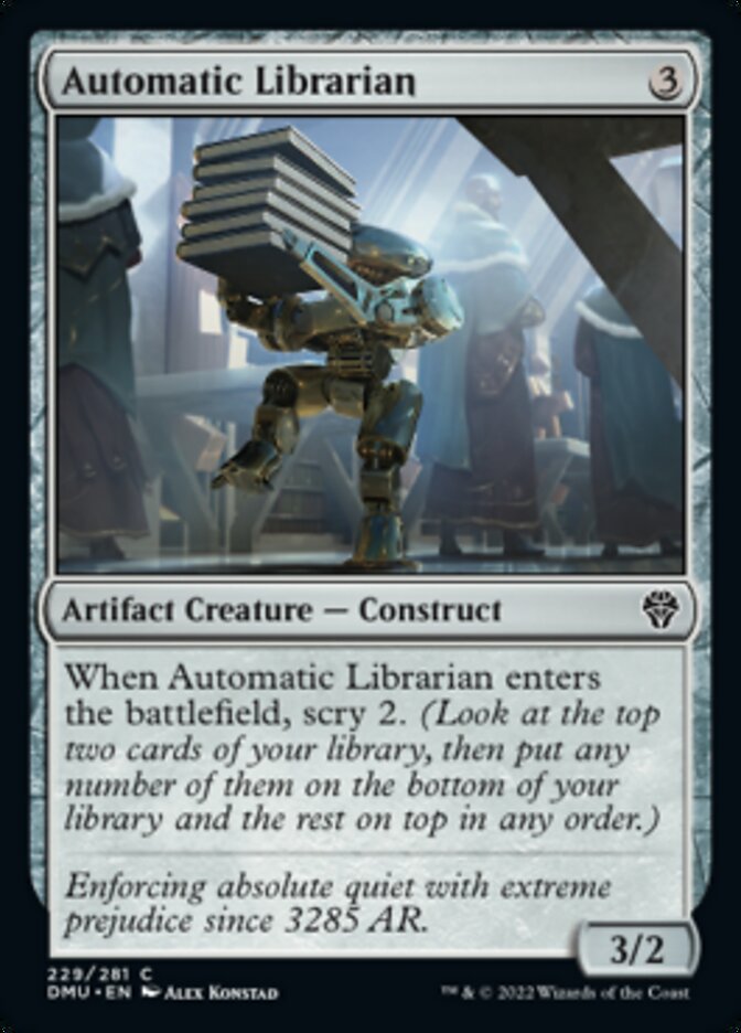 Automatic Librarian [Dominaria United] [Foil]