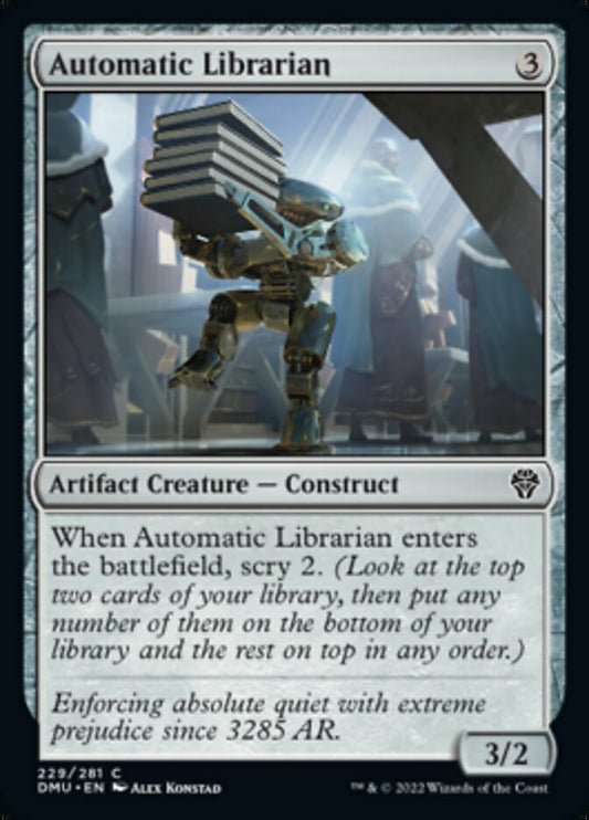 Automatic Librarian [Dominaria United] [Foil]