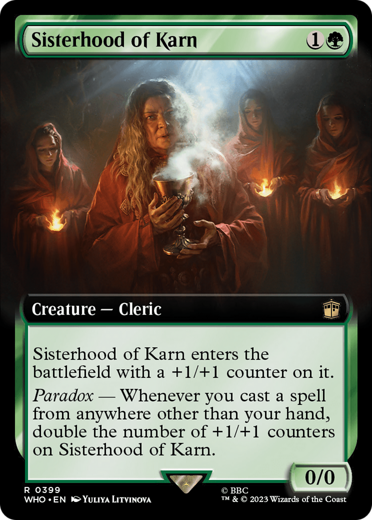 Sisterhood of Karn (Extended Art) [Doctor Who] [Foil]
