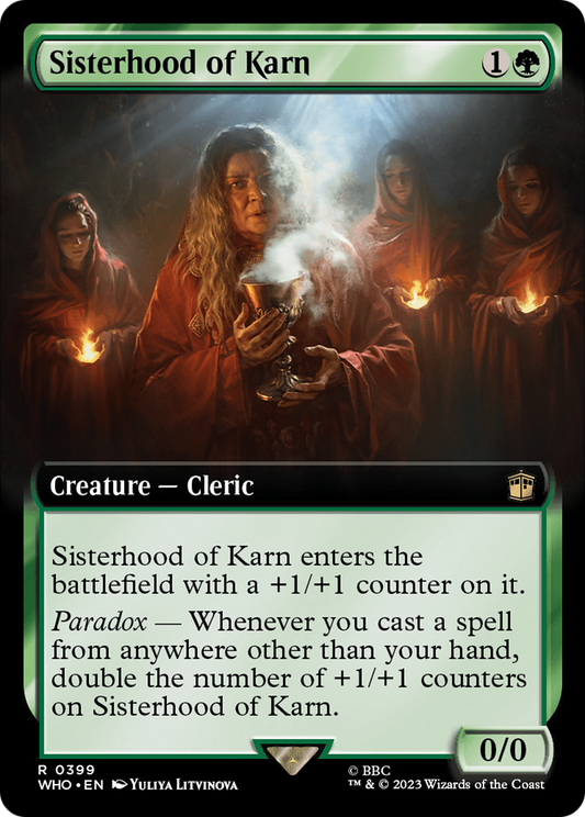 Sisterhood of Karn (Extended Art) [Doctor Who] [Foil]