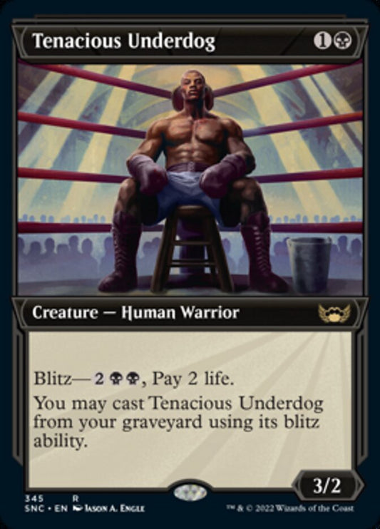 Tenacious Underdog (Showcase Art Deco) [Streets of New Capenna] [Foil]