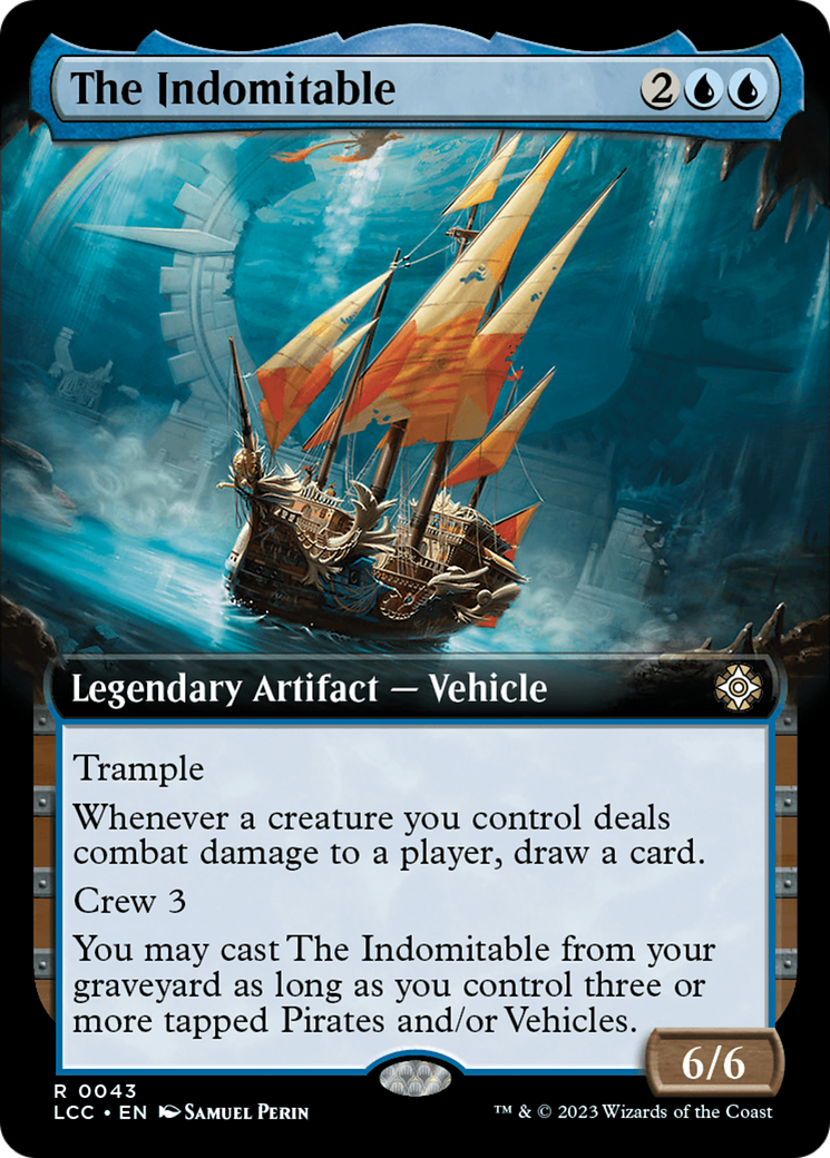 The Indomitable (Extended Art) [The Lost Caverns of Ixalan Commander] [Foil]
