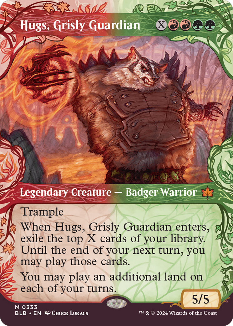 Hugs, Grisly Guardian (Showcase) [Bloomburrow] [Foil]
