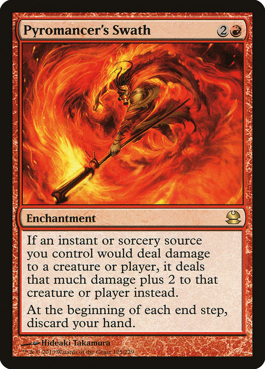 Pyromancer's Swath [Modern Masters] [Foil]