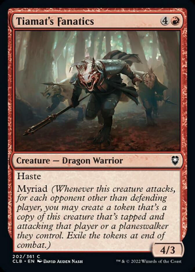 Tiamat's Fanatics [Commander Legends: Battle for Baldur's Gate] [Foil]