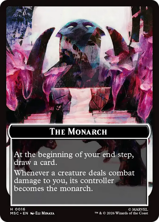 Vibranium // The Monarch Double-Sided Token [Marvel Super Heroes Commander]