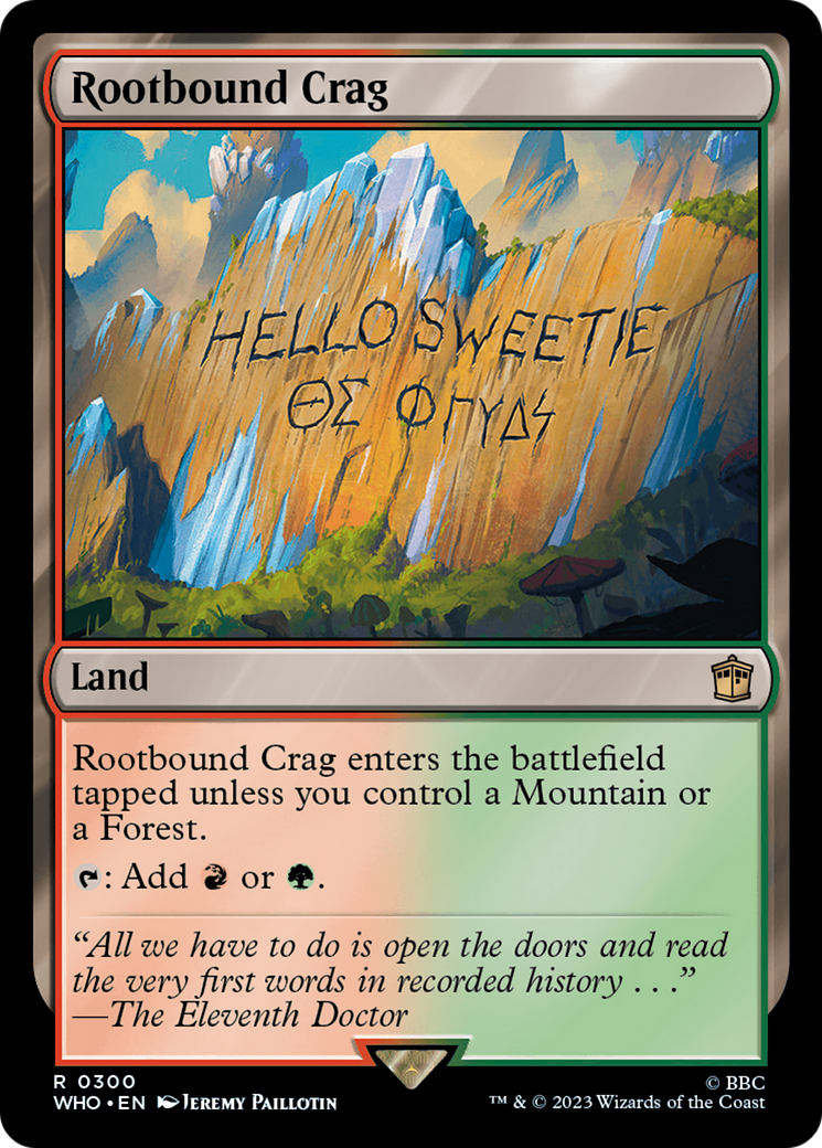 Rootbound Crag [Doctor Who] [Foil]