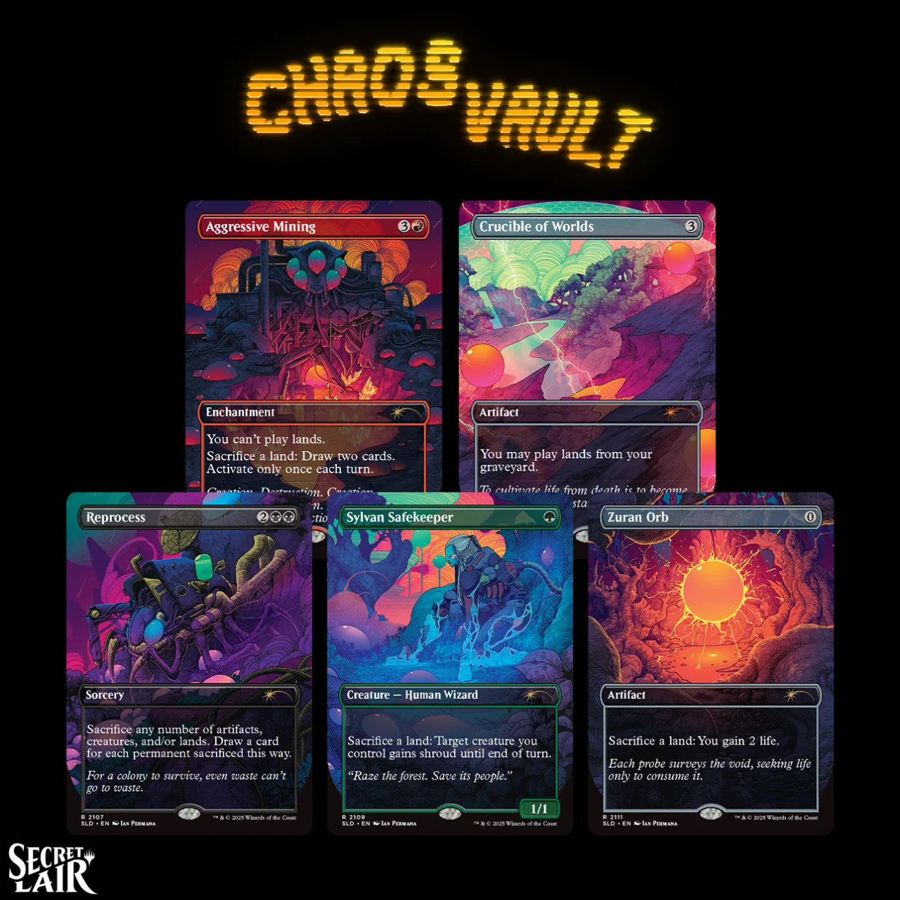 Secret Lair "Alien Auroras " Galaxy Foil