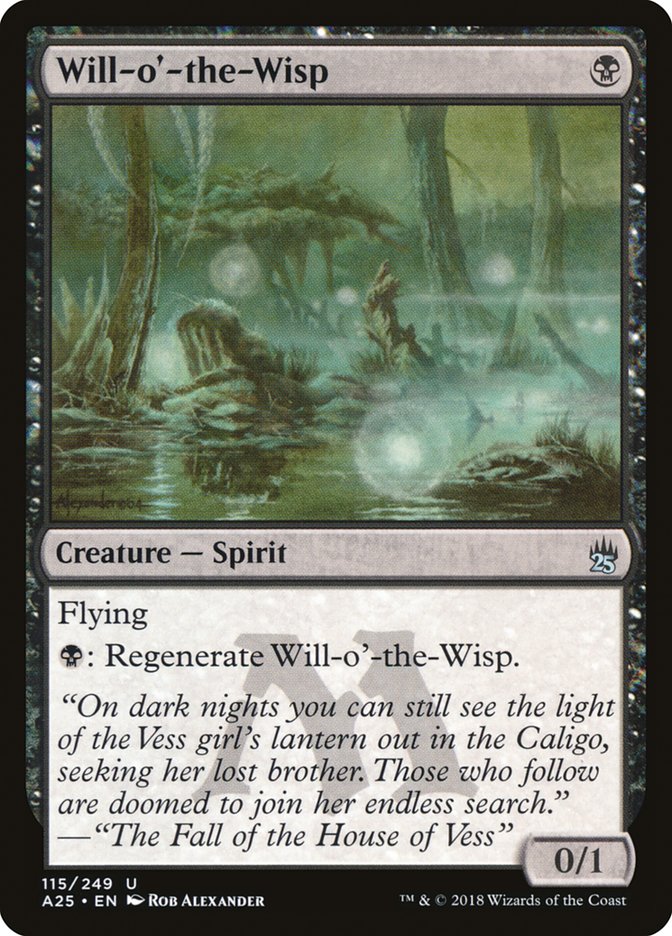 Will-o'-the-Wisp [Masters 25] [Foil]