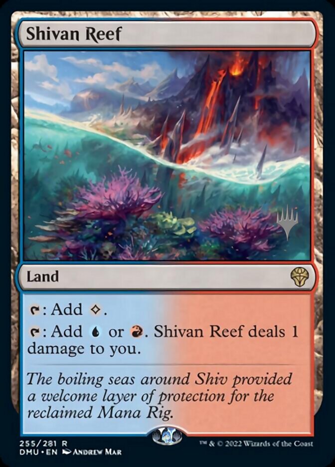 Shivan Reef (Promo Pack) [Dominaria United Promos] [Foil]