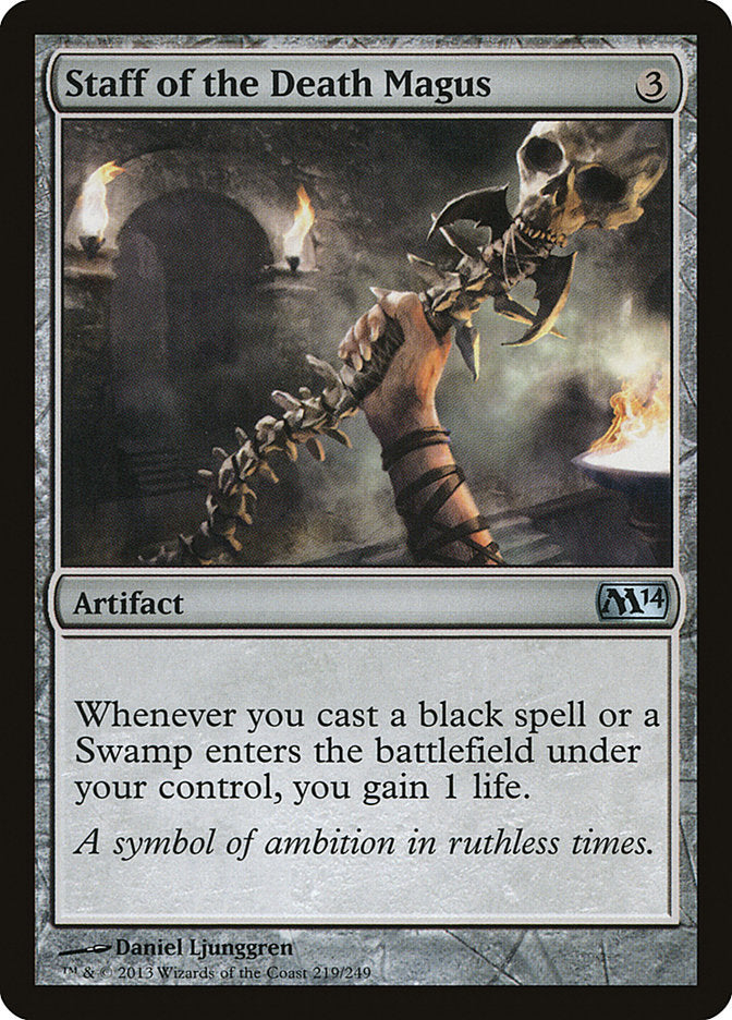 Staff of the Death Magus [Core Set 2014] [Foil]