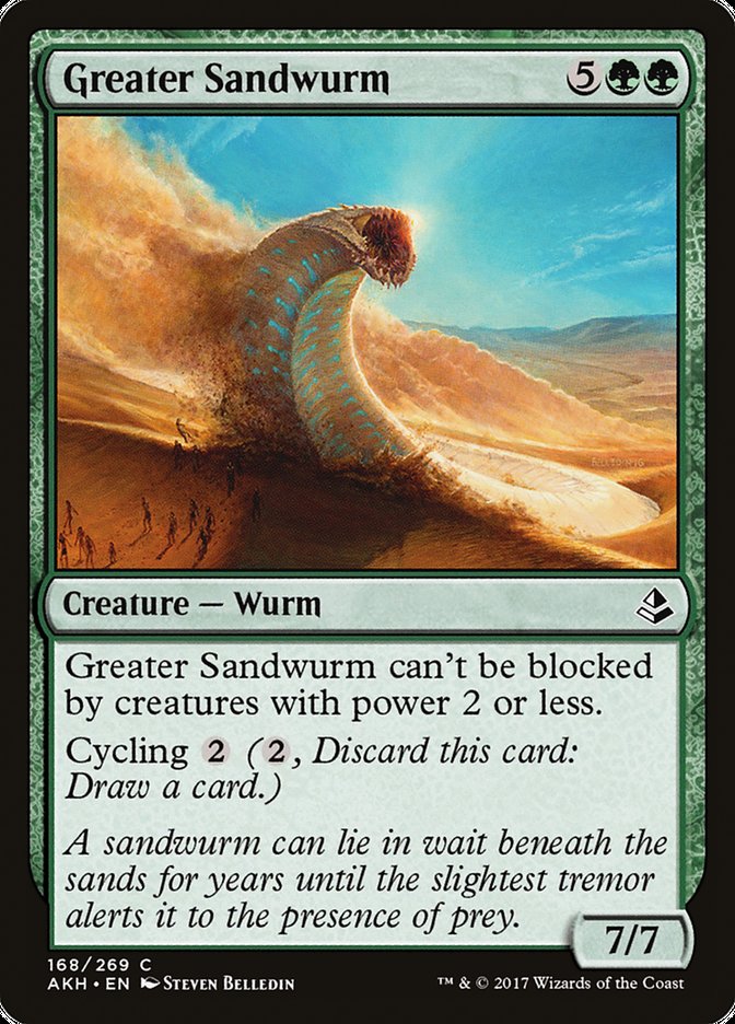 Greater Sandwurm [Amonkhet] [Foil]