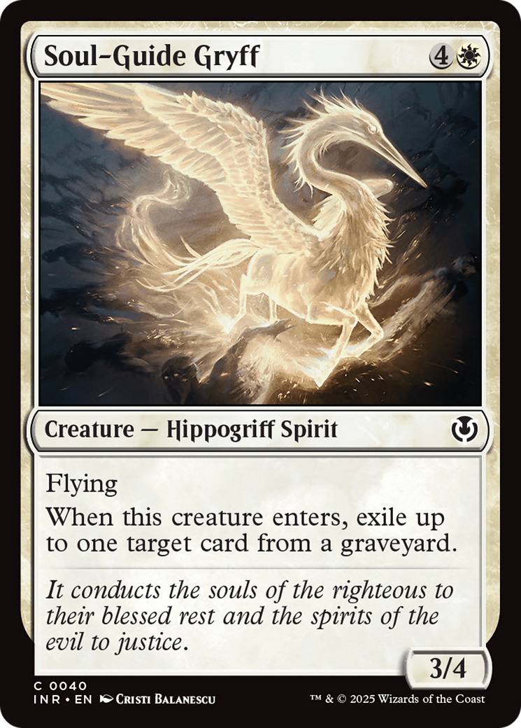 Soul-Guide Gryff [Innistrad Remastered] [Foil]