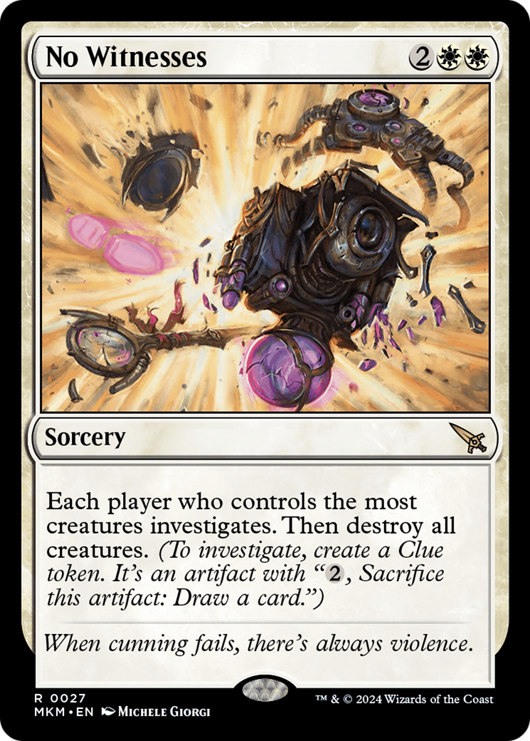 No Witnesses [Murders at Karlov Manor] [Foil]