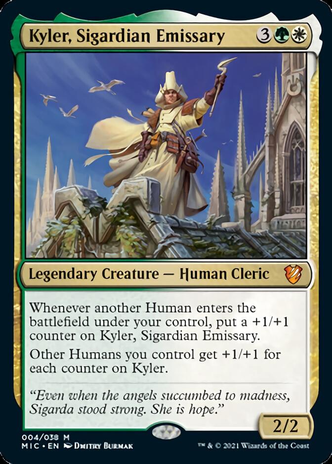 Kyler, Sigardian Emissary [Innistrad: Midnight Hunt Commander] [Foil]