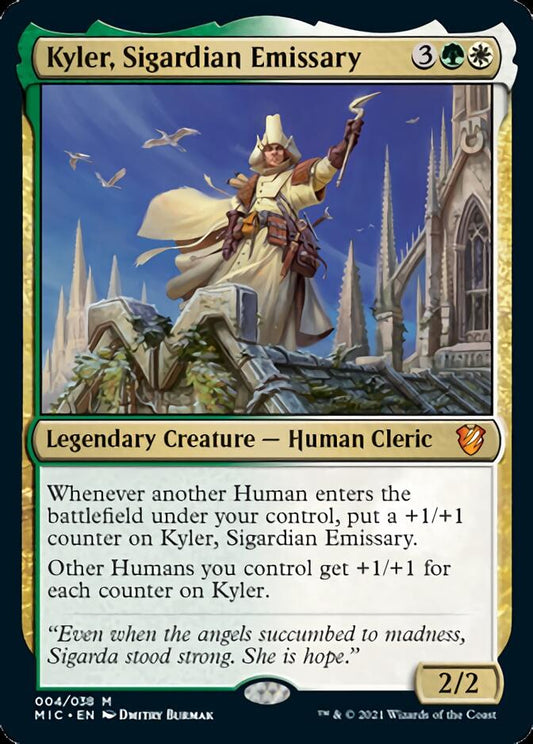 Kyler, Sigardian Emissary [Innistrad: Midnight Hunt Commander] [Foil]