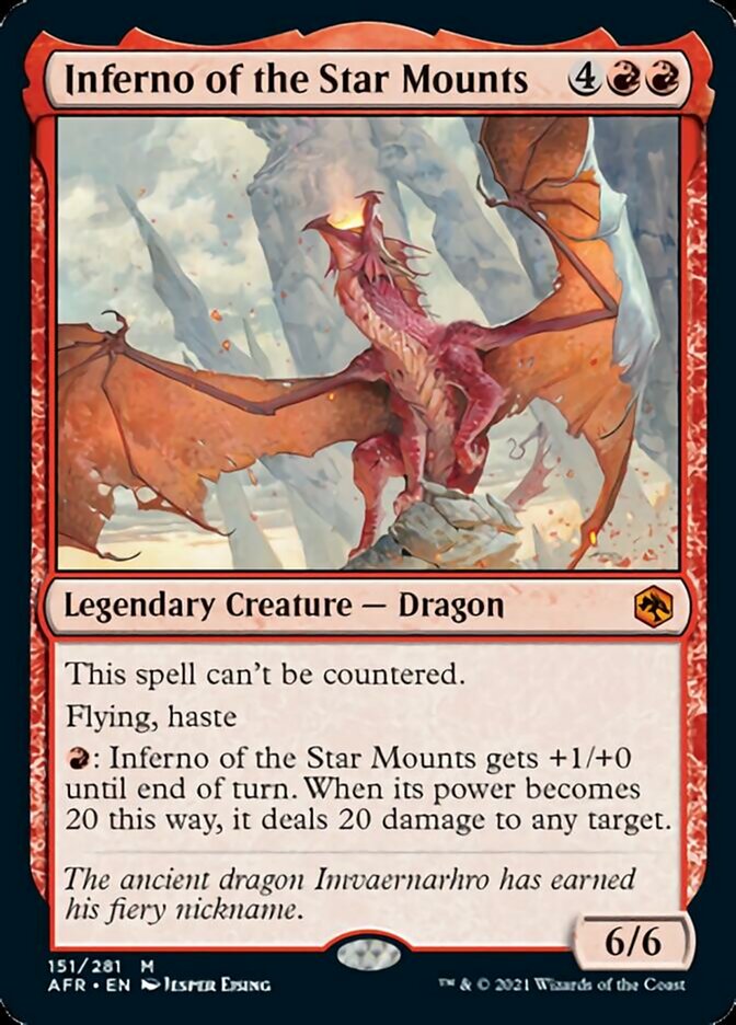Inferno of the Star Mounts [Dungeons & Dragons: Adventures in the Forgotten Realms] [Foil]