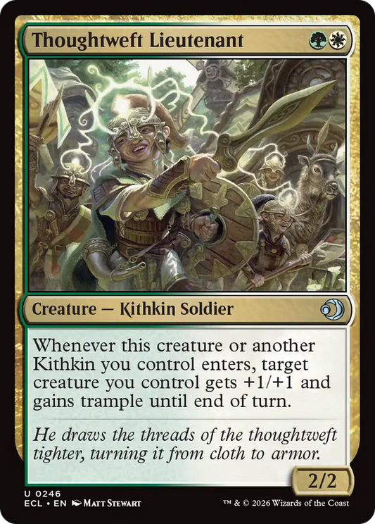 Thoughtweft Lieutenant [Lorwyn Eclipsed] [Foil]