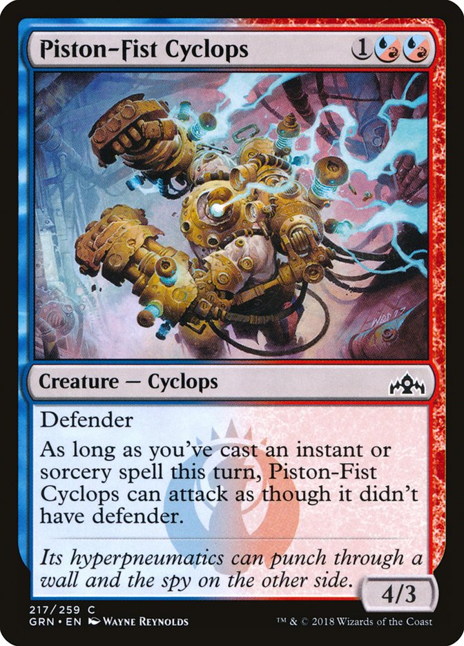 Piston-Fist Cyclops [Guilds of Ravnica] [Foil]