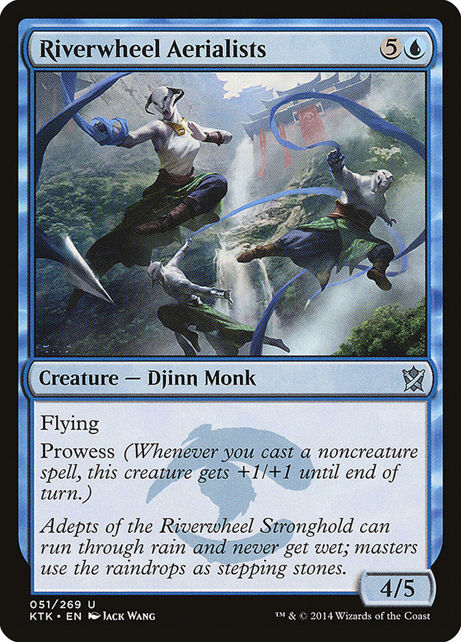 Riverwheel Aerialists [Khans of Tarkir] [Foil]