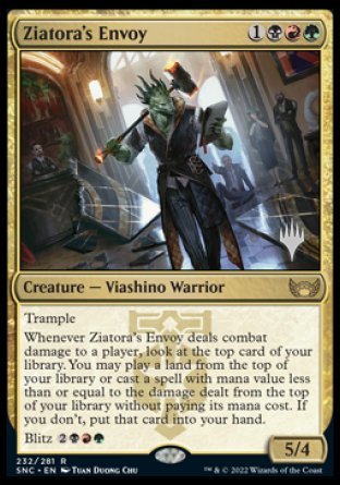 Ziatora's Envoy (Promo Pack) [Streets of New Capenna Promos] [Foil]