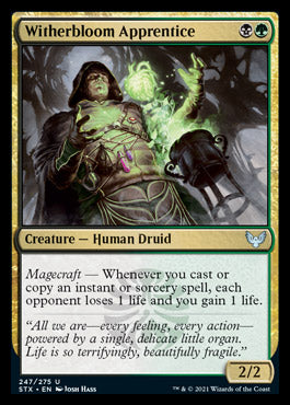 Witherbloom Apprentice [Strixhaven: School of Mages] [Foil]