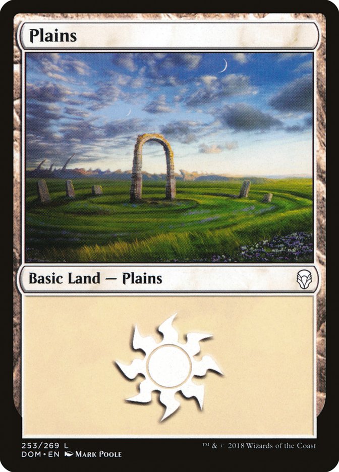 Plains (253) [Dominaria] [Foil]