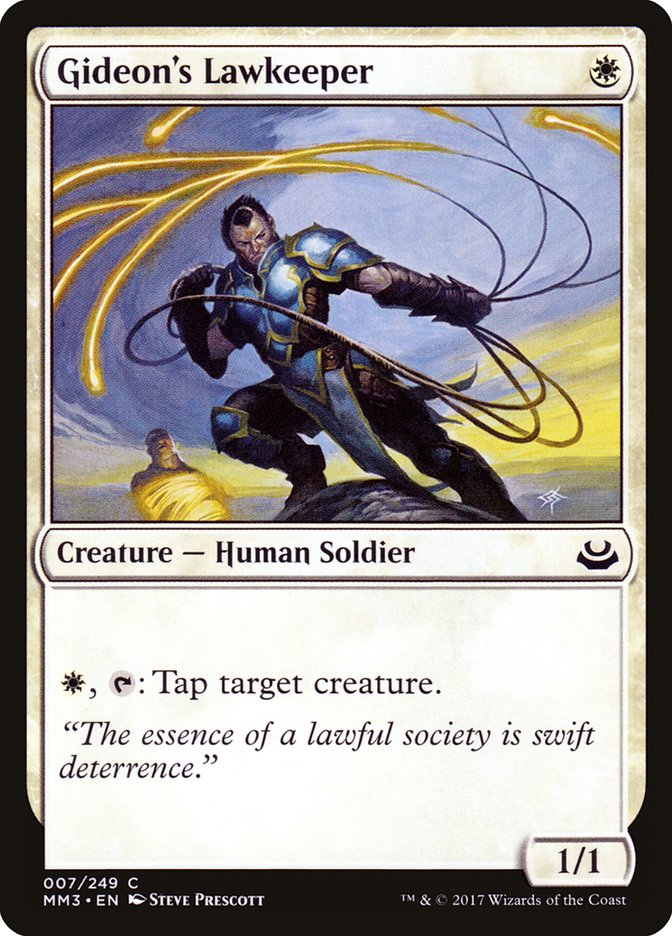 Gideon's Lawkeeper [Modern Masters 2017] [Foil]