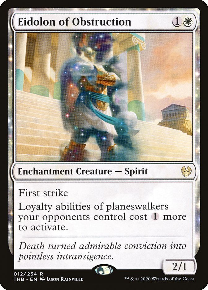 Eidolon of Obstruction [Theros Beyond Death] [Foil]