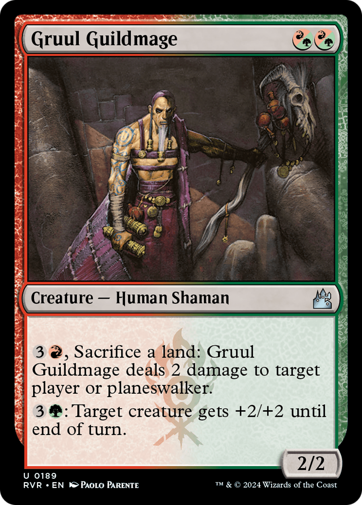 Gruul Guildmage [Ravnica Remastered] [Foil]