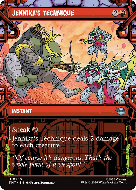 Jennika's Technique (Showcase) [Teenage Mutant Ninja Turtles] [Foil]