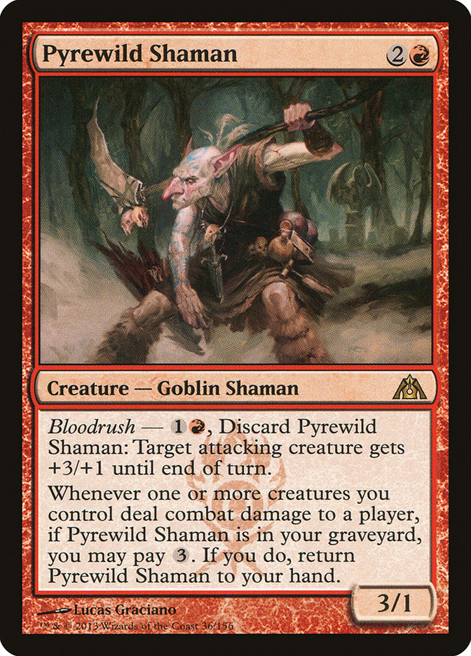 Pyrewild Shaman [Dragon's Maze] [Foil]