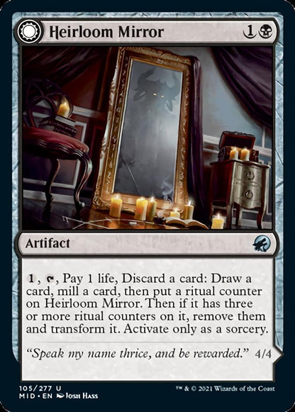 Heirloom Mirror // Inherited Fiend [Innistrad: Midnight Hunt] [Foil]