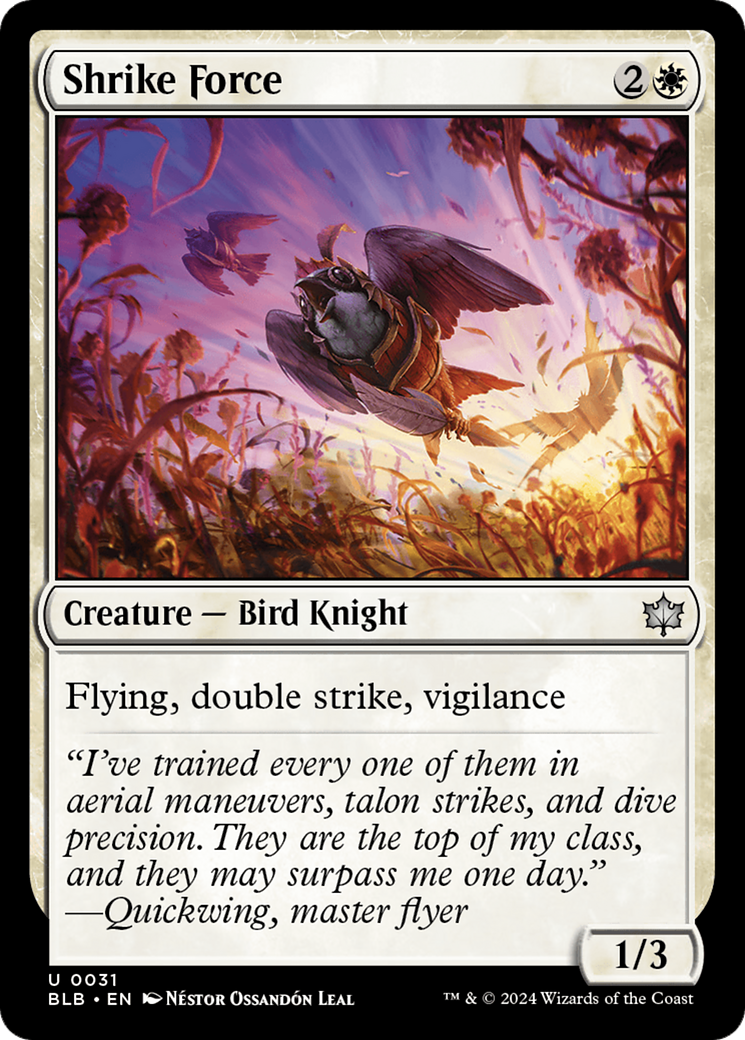 Shrike Force [Bloomburrow] [Foil]