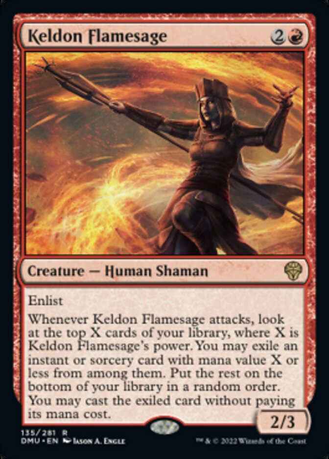 Keldon Flamesage [Dominaria United] [Foil]