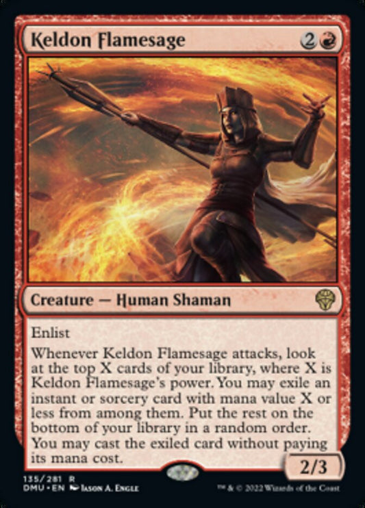 Keldon Flamesage [Dominaria United] [Foil]