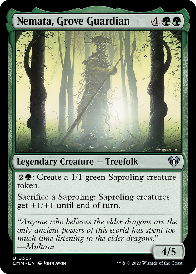 Nemata, Grove Guardian [Commander Masters] [Foil]
