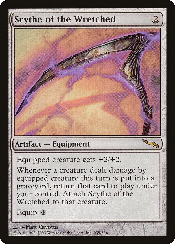 Scythe of the Wretched [Mirrodin] [Foil]
